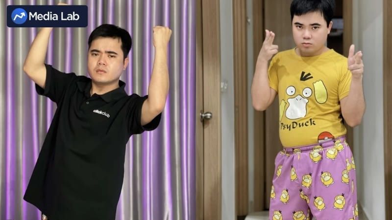 Bông Tím được yêu thích bởi những clip duyên dáng và hài hước