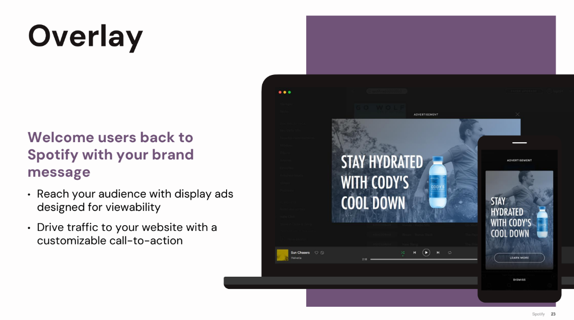 Spotify Display Overlay