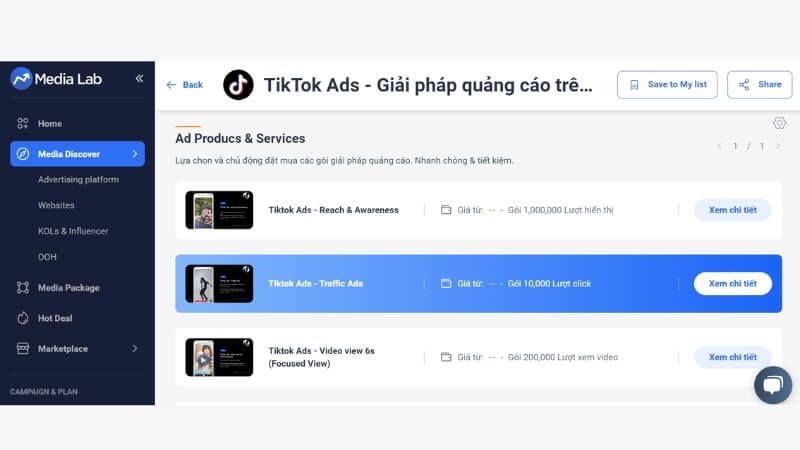 Liên hệ Media Lab để được cung cấp giải pháp quảng cáo TikTok hiêu quả