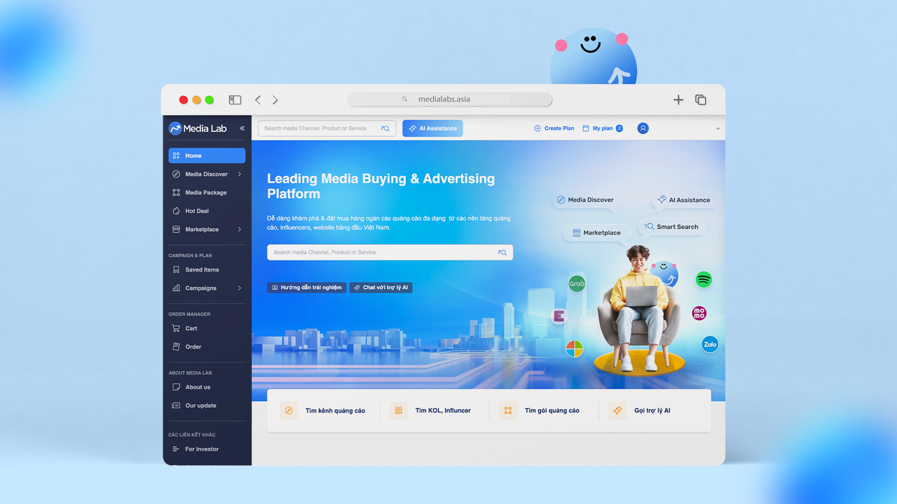 Media Lab là nền tảng kết nối các nhà quảng cáo, media vendor và media agency tại Việt Nam