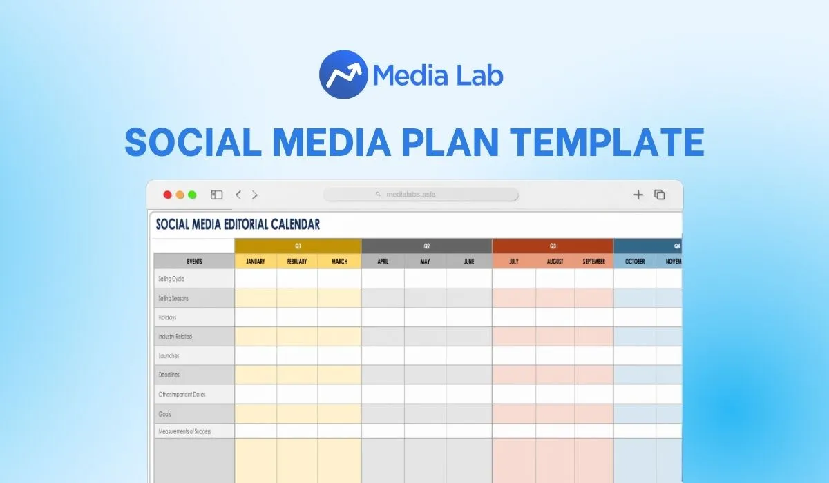 Social media plan template là gì? Top 10 mẫu social media plan