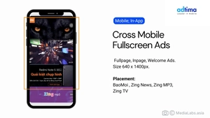 Cross Mobile Fullscreen Ads