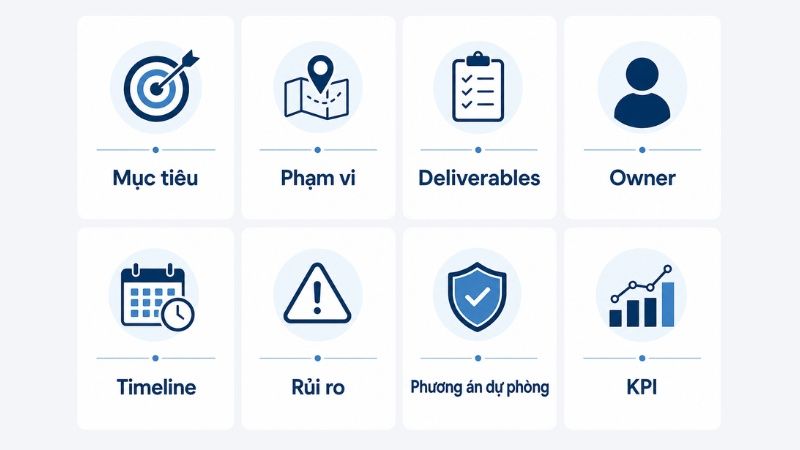 Các thành phần cơ bản của deployment plan