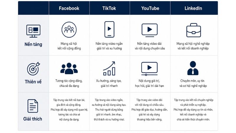 C&aacute;c nền tảng l&agrave; Social Media hay Social Network