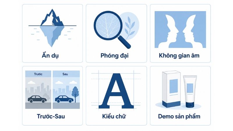 6 kiểu creative concept phổ biến trong print ads