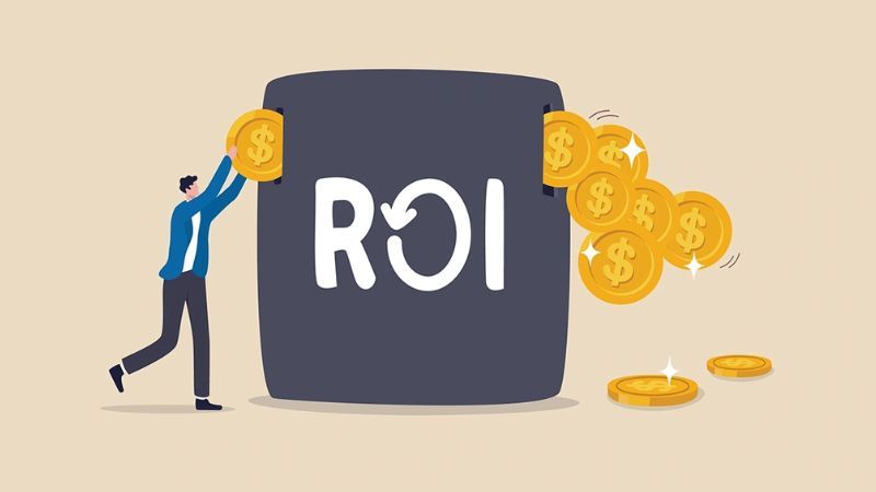 ROI mang lại bức tranh tài chính toàn diện hơn ở cấp độ quản trị kinh doanh khi tính toán hiệu quả đầu tư