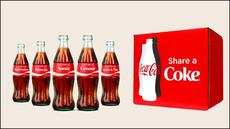 Coca Cola đã tạo nên đột phá vào năm 2013 với chiến dịch Share a Coke