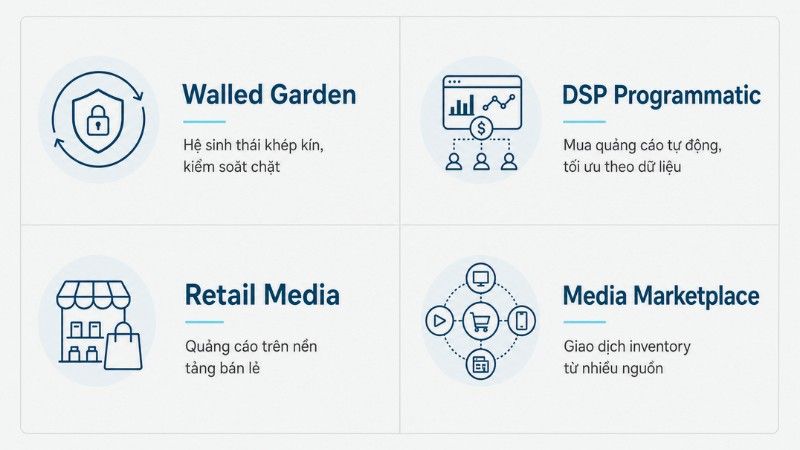 4 nhóm Media Buying Platforms phổ biến nhất hiện nay