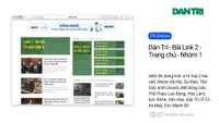Dân Trí - Bài PR Online