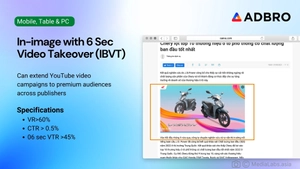 In-image with 6 Sec Video Takeover (IBVT)