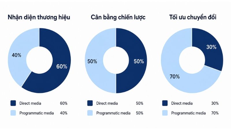 Phân bổ ngân sách chiến lược truyền thông cho Direct và Programmatic