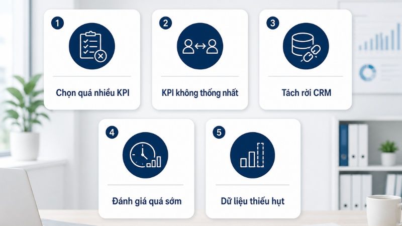 Sai lầm phổ biến khi đo lường hiệu quả marketing