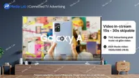 Connected TV Ad  - Video in-stream Pre/Mid-roll - Video 30s  -  Skippable 