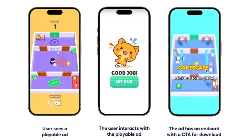 Sử dụng playable ads để người d&ugrave;ng c&oacute; cơ hội thử một phần t&iacute;nh năng trước khi c&agrave;i app