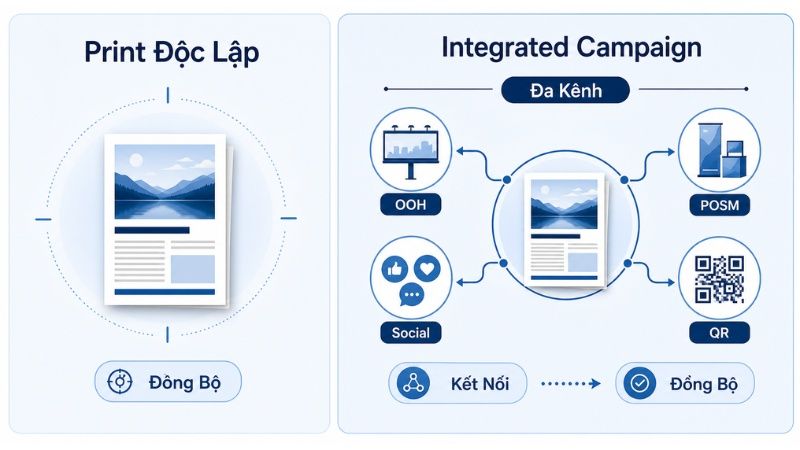 Vai tr&ograve; của print ads trong chiến dịch t&iacute;ch hợp hiện đại