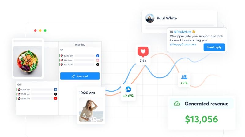 Agorapulse phù hợp với bộ phận vận hành mạng xã hội