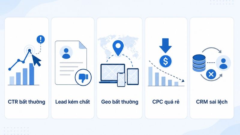 C&aacute;c dấu hiệu Ad Fraud trong campaign report