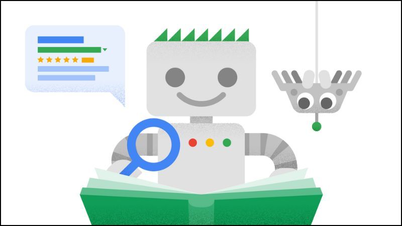 Google sử dụng các robot web (crawler) để duyệt web và thu thập thông tin từ các trang web