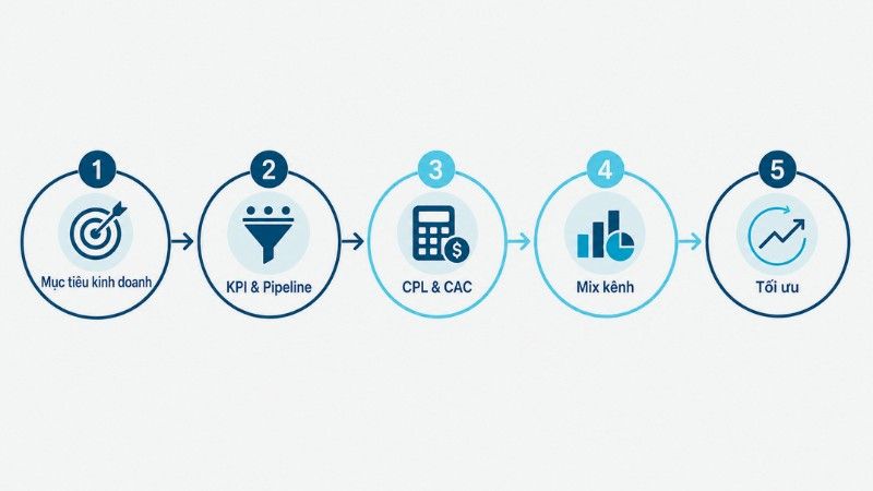 Quy trình phân bổ ngân sách marketing hiệu quả theo mục tiêu kinh doanh