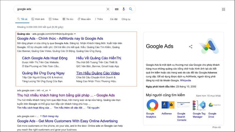 Paid Search Ads