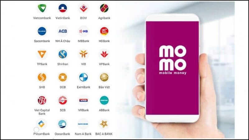 Danh sách các ngân hàng liên kết được với ví MoMo