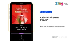 Audio Ads •Playeron PC & APP