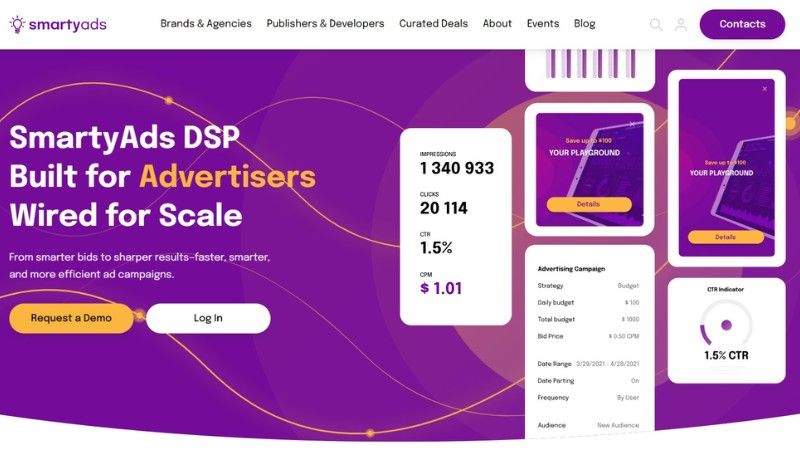 SmartyAds cung cấp các giải pháp tự vận hành linh hoạt cho cả bên mua lẫn bên bán