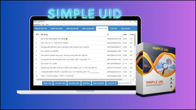 Simple UID hỗ trợ tối đa nhu cầu khai thác thông tin khách hàng