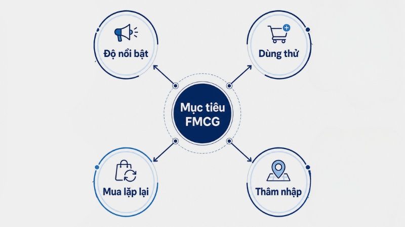 Chiến lược marketing ngành FMCG và các mục tiêu cốt lõi