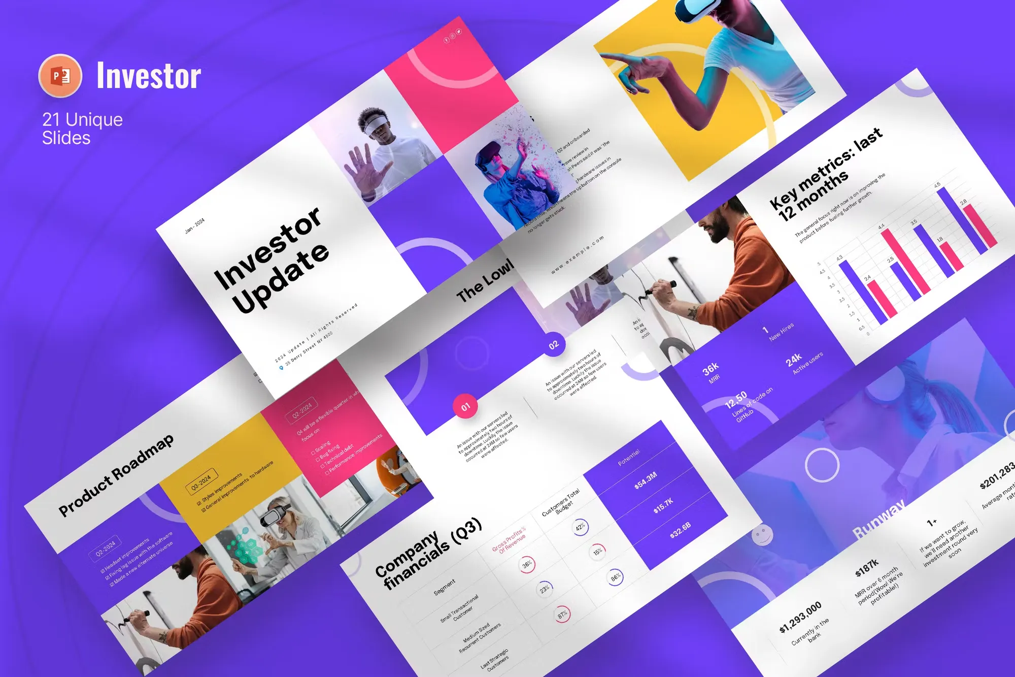 [Free] Professional Investor Pitch Deck Presentation Template