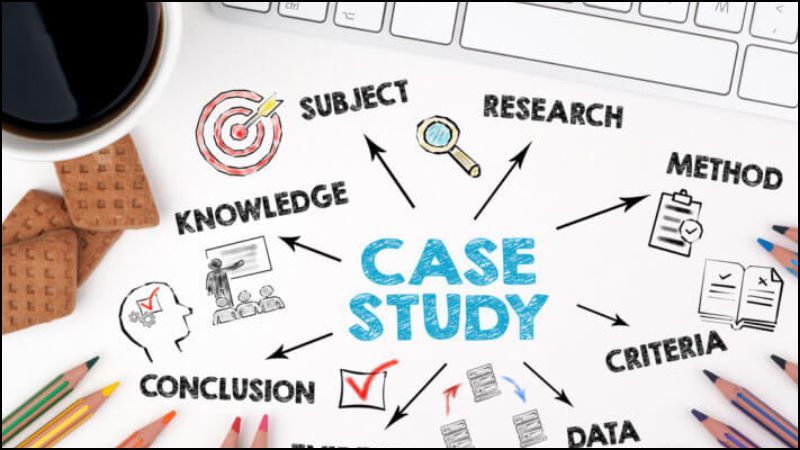 Case Study thường sử dụng nhiều phương pháp nghiên cứu khác nhau như phỏng vấn, thu thập dữ liệu, phân tích tài liệu