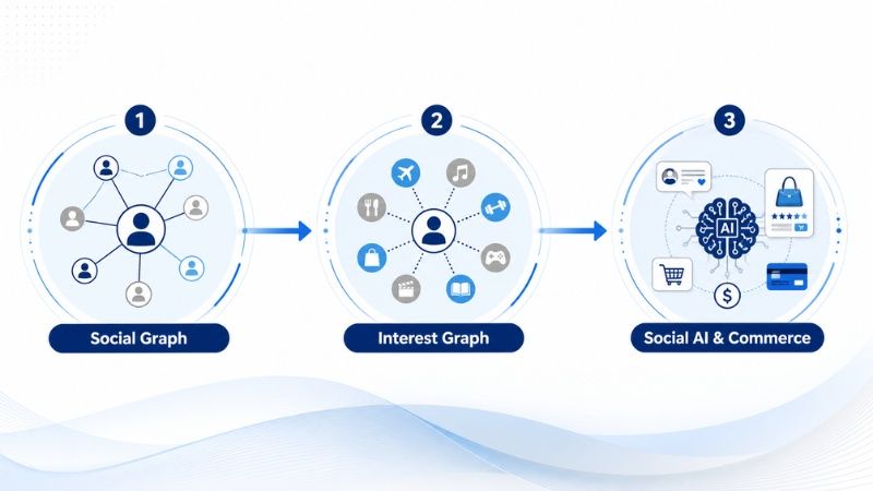 Chuyển dịch từ Social Graph sang Interest Graph v&agrave; Social AI