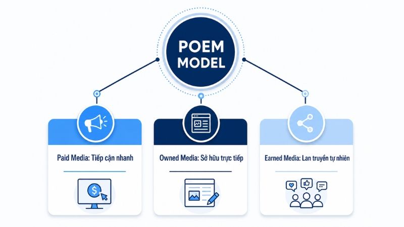 M&ocirc; h&igrave;nh POEM trong chiến lược truyền th&ocirc;ng