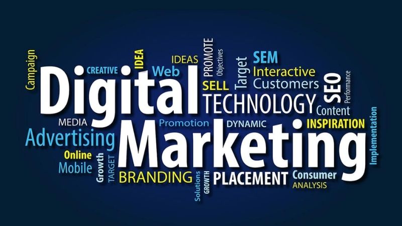 Digital Marketing là một phần của lĩnh vực Marketing