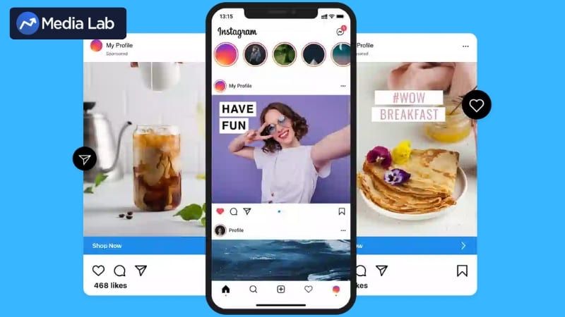 Sử dụng Instagram Ads là một cách hiệu quả để đưa thông điệp quảng cáo của bạn đến với cộng đồng 