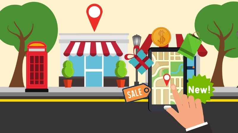 Quảng c&aacute;o dựa tr&ecirc;n vị tr&iacute; d&ugrave;ng để tiếp cận người d&ugrave;ng ở thời điểm họ ở gần điểm b&aacute;n