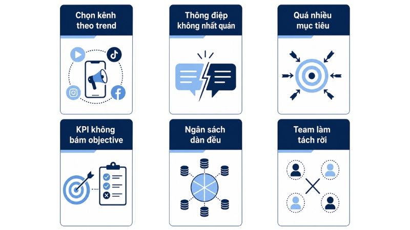 Một số lỗi phổ biến khi l&agrave;m IMC plan