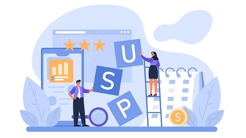 Kh&ocirc;ng l&agrave;m r&otilde; USP của sản phẩm khiến sản phẩm dễ bị lẫn với c&aacute;c lựa chọn kh&aacute;c