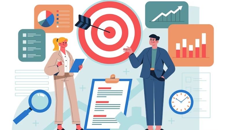X&aacute;c định mục ti&ecirc;u cụ thể để chọn đ&uacute;ng chỉ số marketing