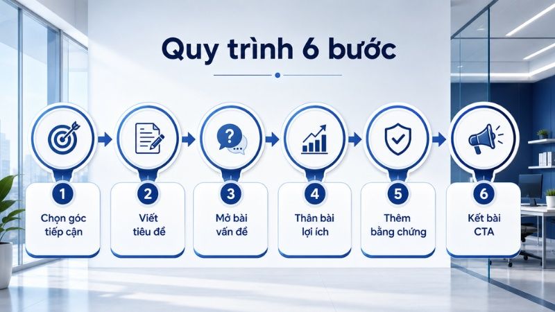 Quy tr&igrave;nh viết b&agrave;i PR giới thiệu sản phẩm